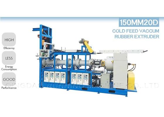 kwaliteit  90 mm Cold Feeding Rubber Hose Extruder Extrusion Machine with Temperature Control System fabriek