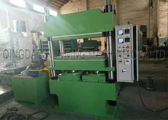 kwaliteit  Electrical Heating Hydraulic Vulcanizing Machine 2 Working Layers fabriek